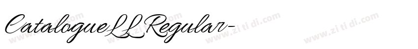 CatalogueLL Regular字体转换 CatalogueLL Regular字体转换